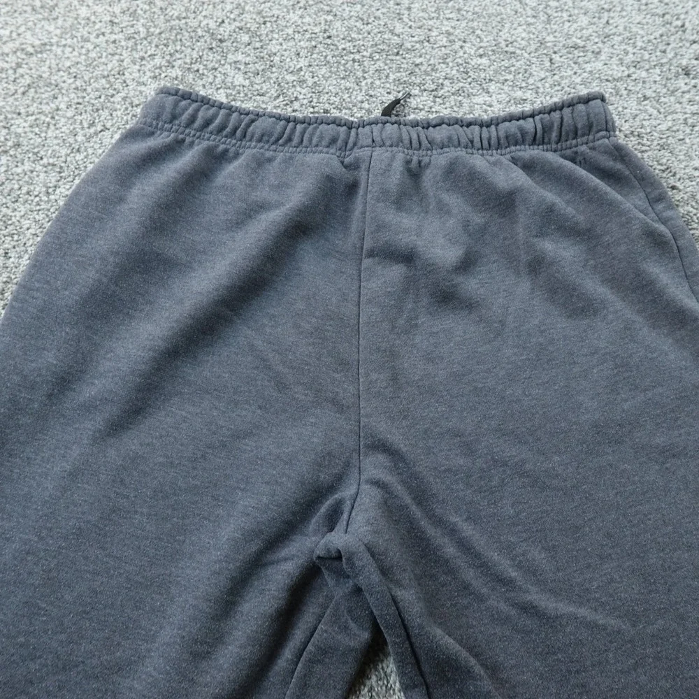 Nike Sweatpants Mens‎ XL Gray Dri Fit Jogger Pants Swoosh Drawstring Workout Gym